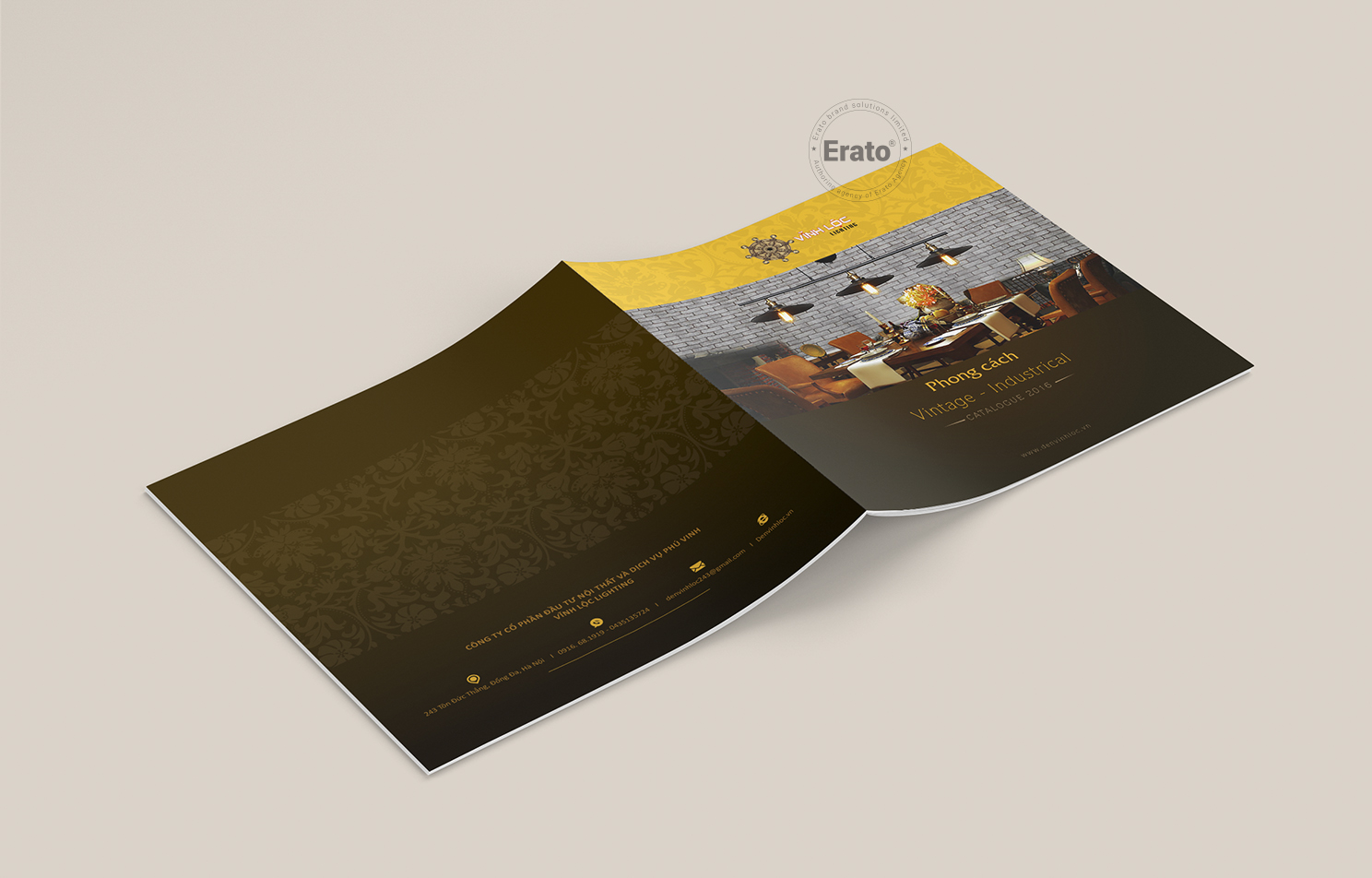 THIẾT KẾ CATALOGUE ĐÈN VĨNH LỘC